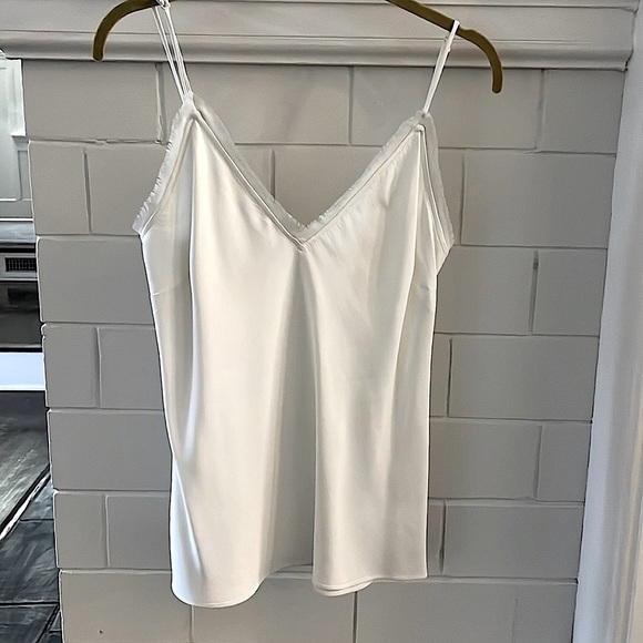 Frame Denim Tops Frame Euc Ivory Camisole Size Small Poshmark